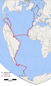 world voyage map